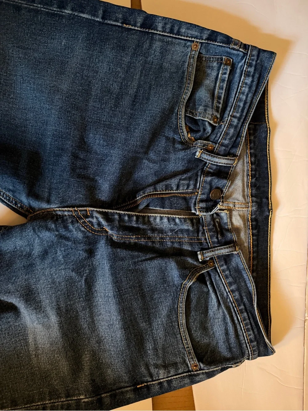 Levi’s 505 Men's Dark Blue Straight-Leg Jeans
